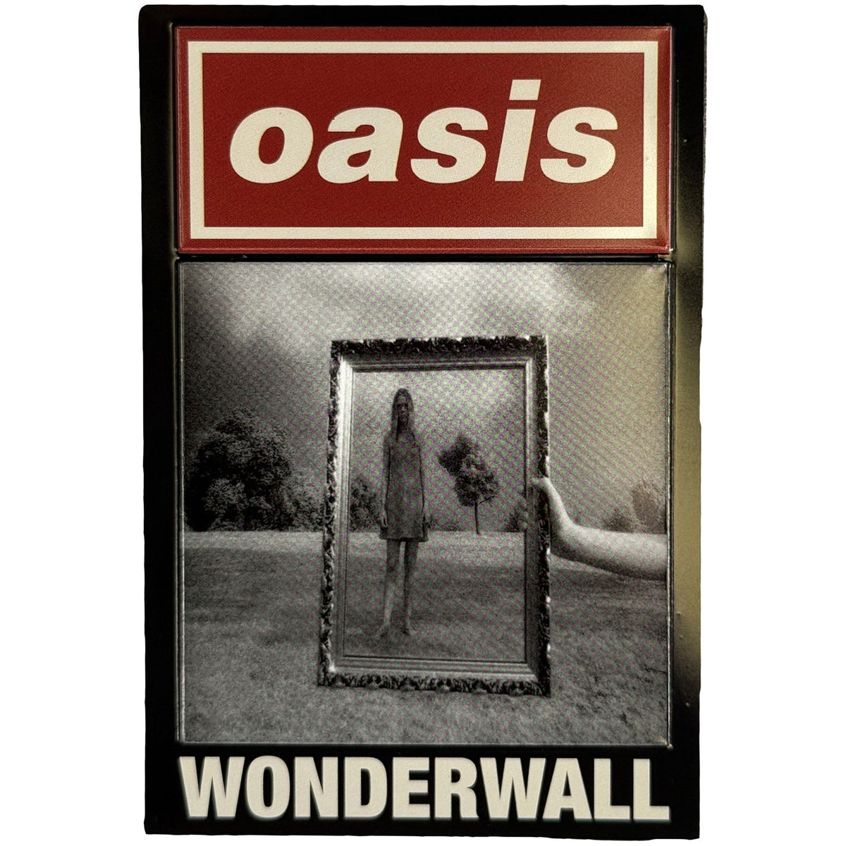 Oasis Fridge Magnet: Wonderwall Single (Ex-Tour)