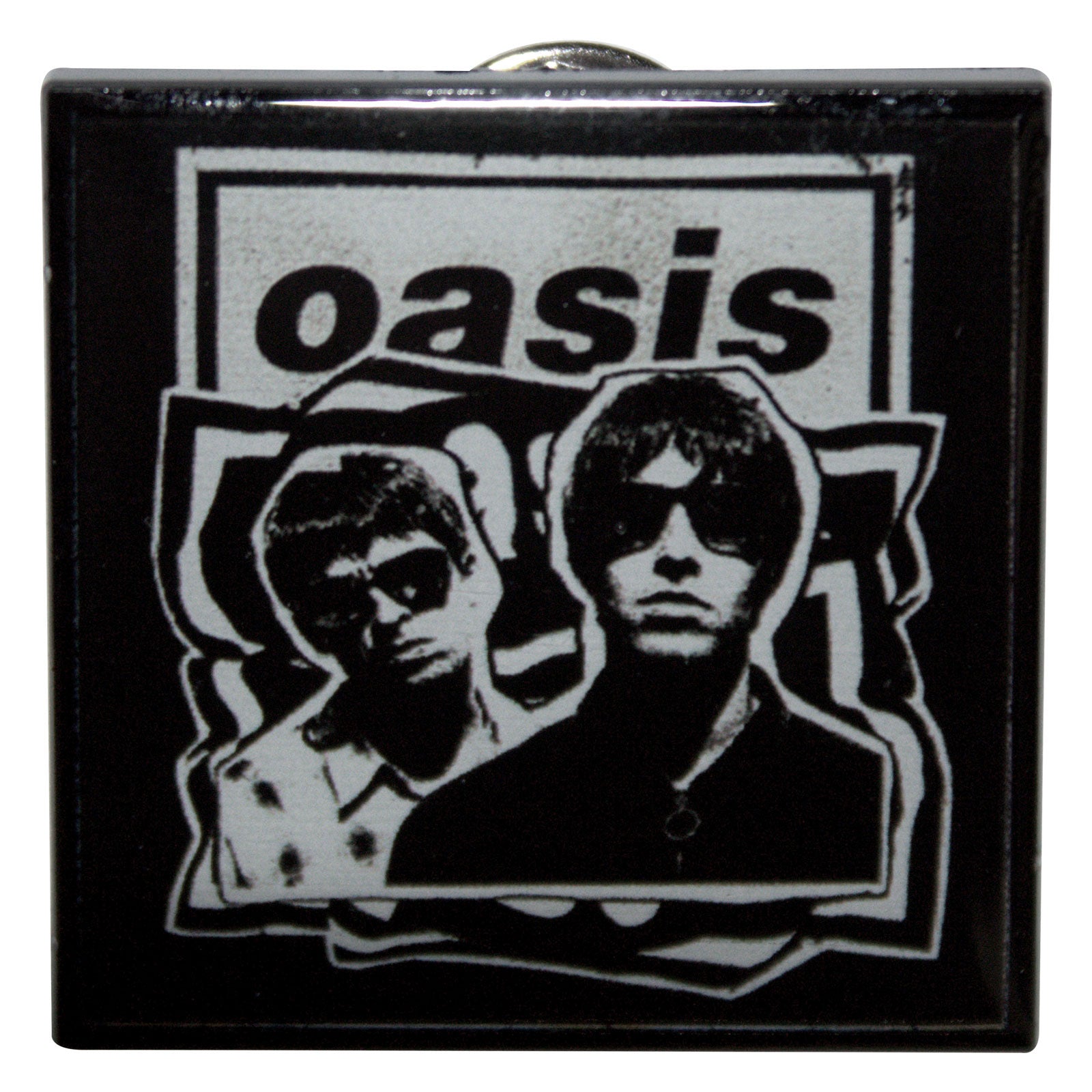 Oasis Pin Badge: Paper Cut-Out Photo (Ex-Tour)