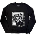 Oasis Unisex Sweatshirt: Paper Cut Out Photo (Black) (Ex-Tour)