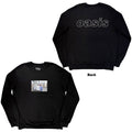 Oasis Unisex Sweatshirt: Detroit Bus Photo (Black) (Back Print & Ex-Tour)