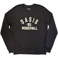Oasis Unisex Sweatshirt: Wonderwall Varsity (Charcoal Grey) (Ex-Tour)