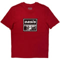 Oasis Ladies T-Shirt: What's The Story Clipped (Red) (Ex-Tour)