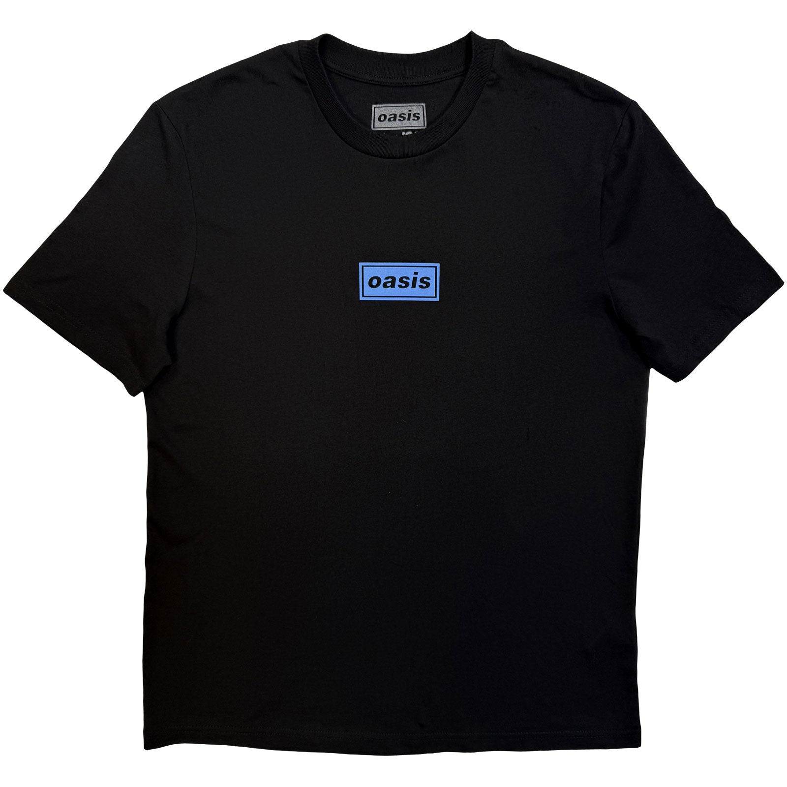 Oasis Unisex T-Shirt: Live '25 Buenos Aires Half Face (Black) (Back Print & Ex-Tour)