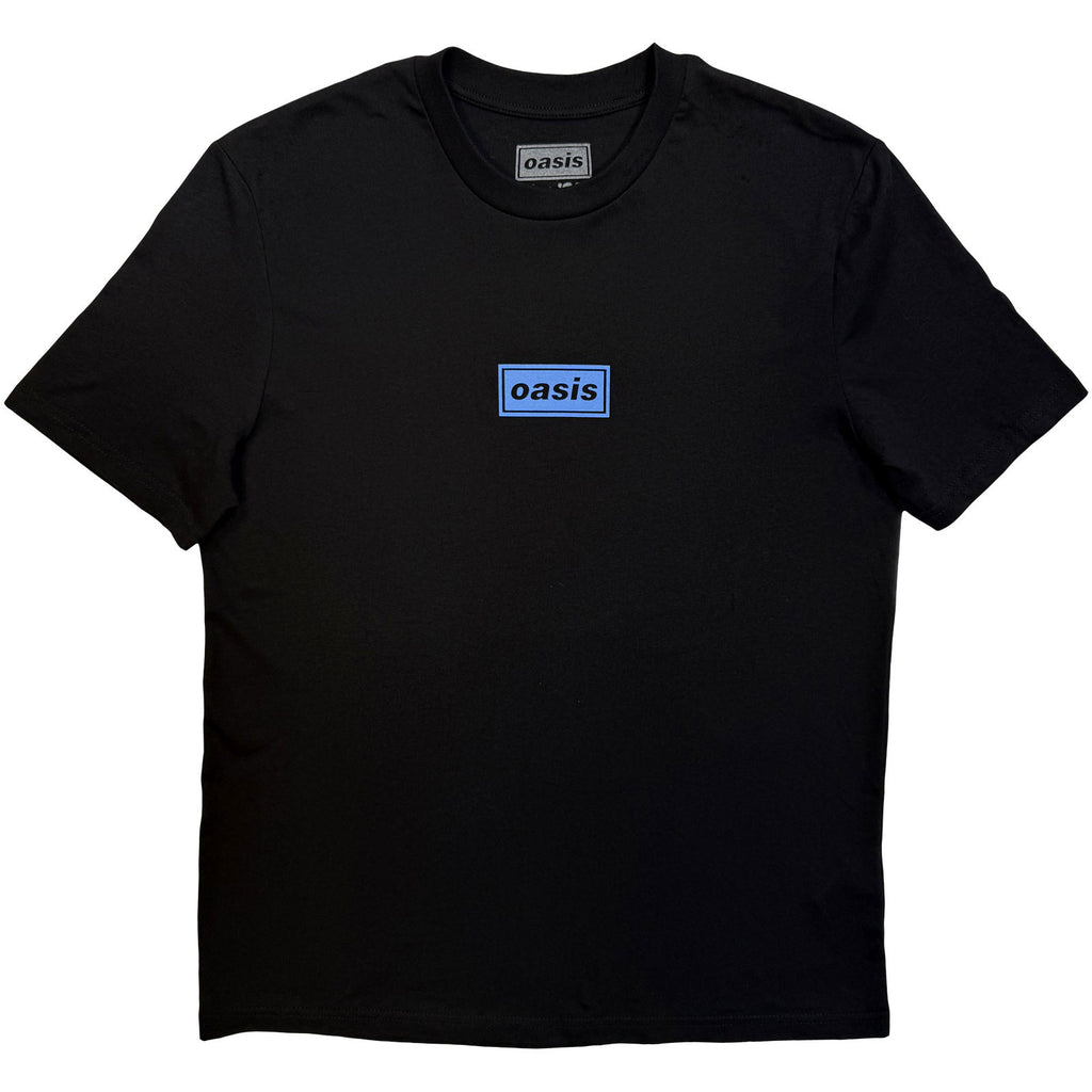 Oasis Unisex T-Shirt: Live '25 Buenos Aires Half Face (Black) (Back Print & Ex-Tour)