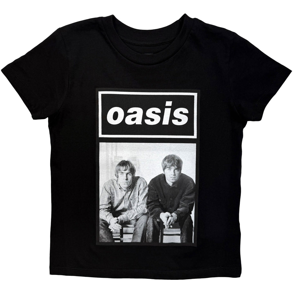 Oasis Kids T-Shirt: Wonderwall Live '25 World (Black) (Back Print & Ex-Tour)