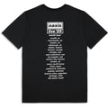 Oasis Unisex T-Shirt: Collage Live '25 World Tour (Black) (Back Print & Ex-Tour)