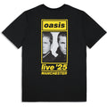 Oasis Unisex T-Shirt: Manchester 16 July Event (Black) (Back Print & Ex-Tour)