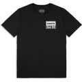 Oasis Unisex T-Shirt: Live 25 Distressed Lockup Pocket (Black) (Ex-Tour)