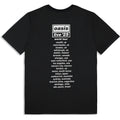 Oasis Unisex T-Shirt: Wonderwall Live 25 World Tour (Black) (Back Print & Ex-Tour)