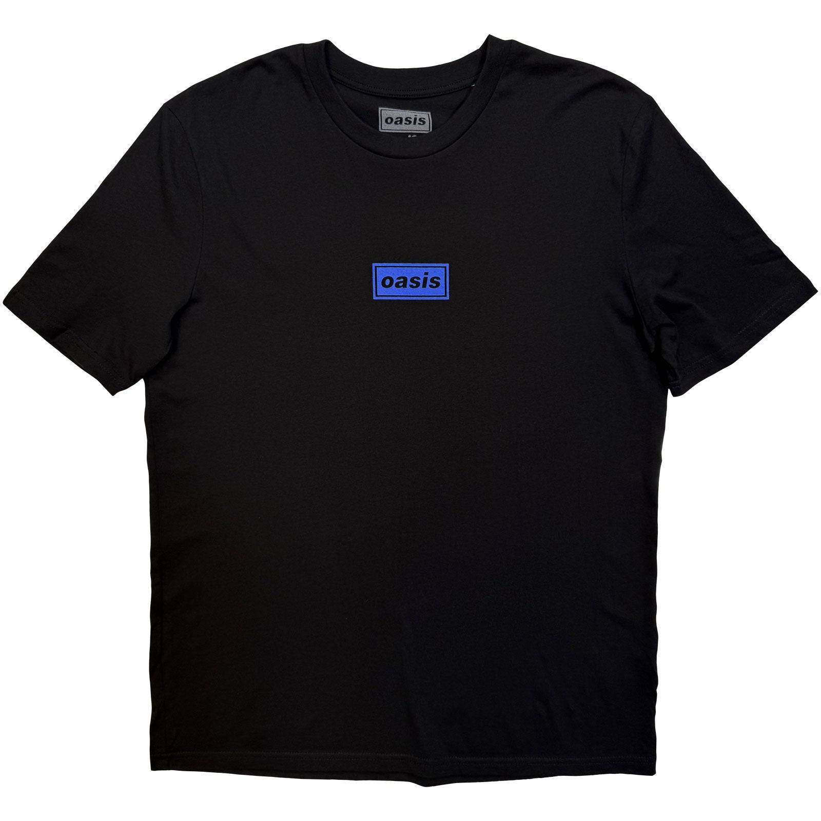 Oasis Unisex T-Shirt: Santiago Half Faces Fan Store (Black) (Back Print & Ex-Tour)