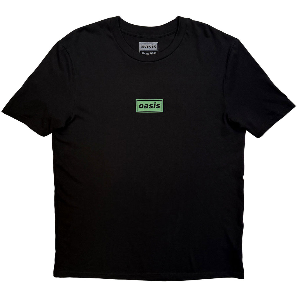 Oasis Unisex T-Shirt: Mexico City Half Faces Fan Store (Black) (Back Print & Ex-Tour)