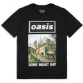 Oasis Unisex T-Shirt: Some Might Say Single Cover (Black) (Ex-Tour)