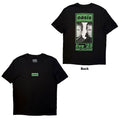 Oasis Unisex T-Shirt: Melbourne Half Faces Fan Store (Black) (Back Print & Ex-Tour)