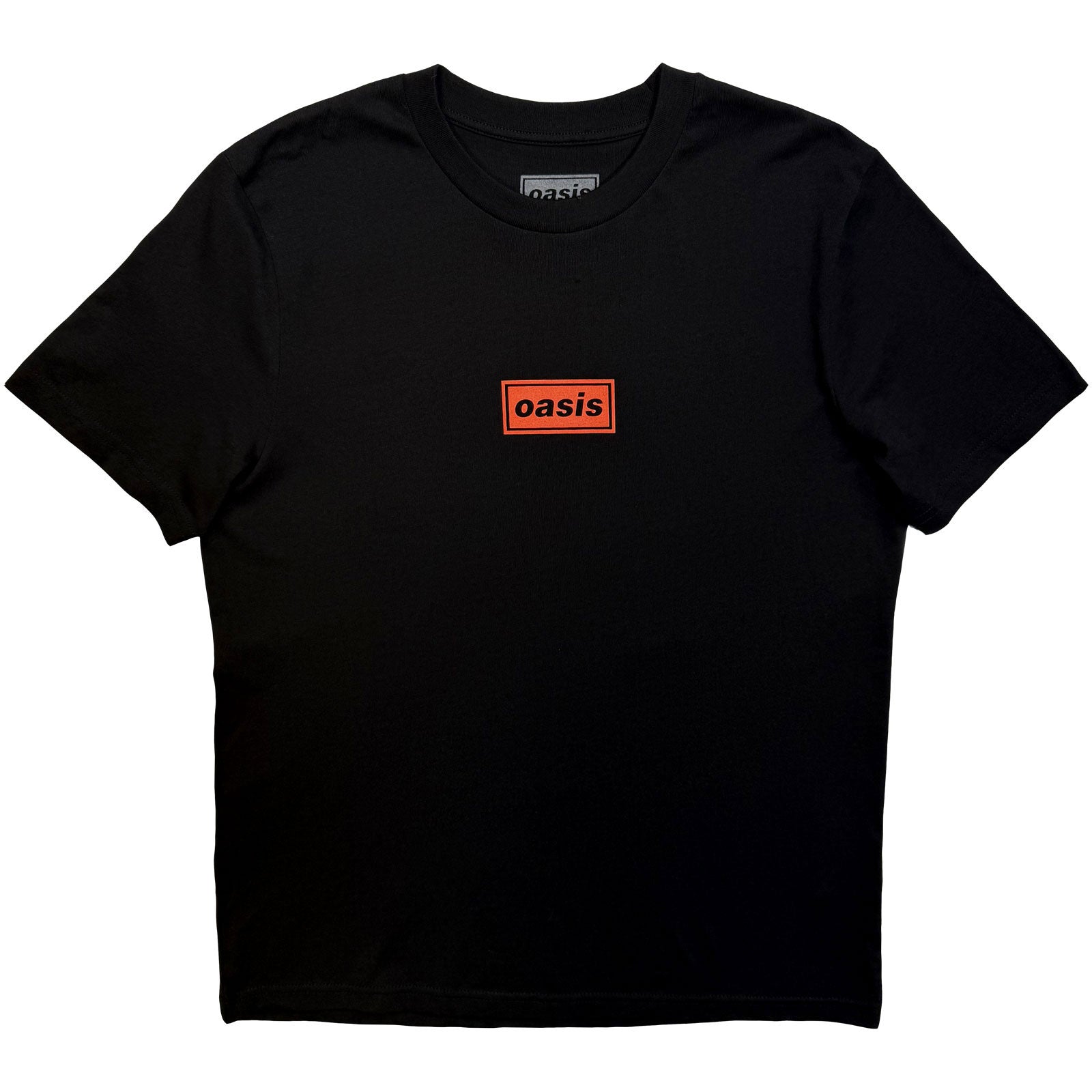 Oasis Unisex T-Shirt: Los Angeles Half Faces Fan Store (Black) (Back Print & Ex-Tour)