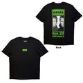Oasis Unisex T-Shirt: Sao Paulo Half Faces Fan Store (Black) (Back Print & Ex-Tour)