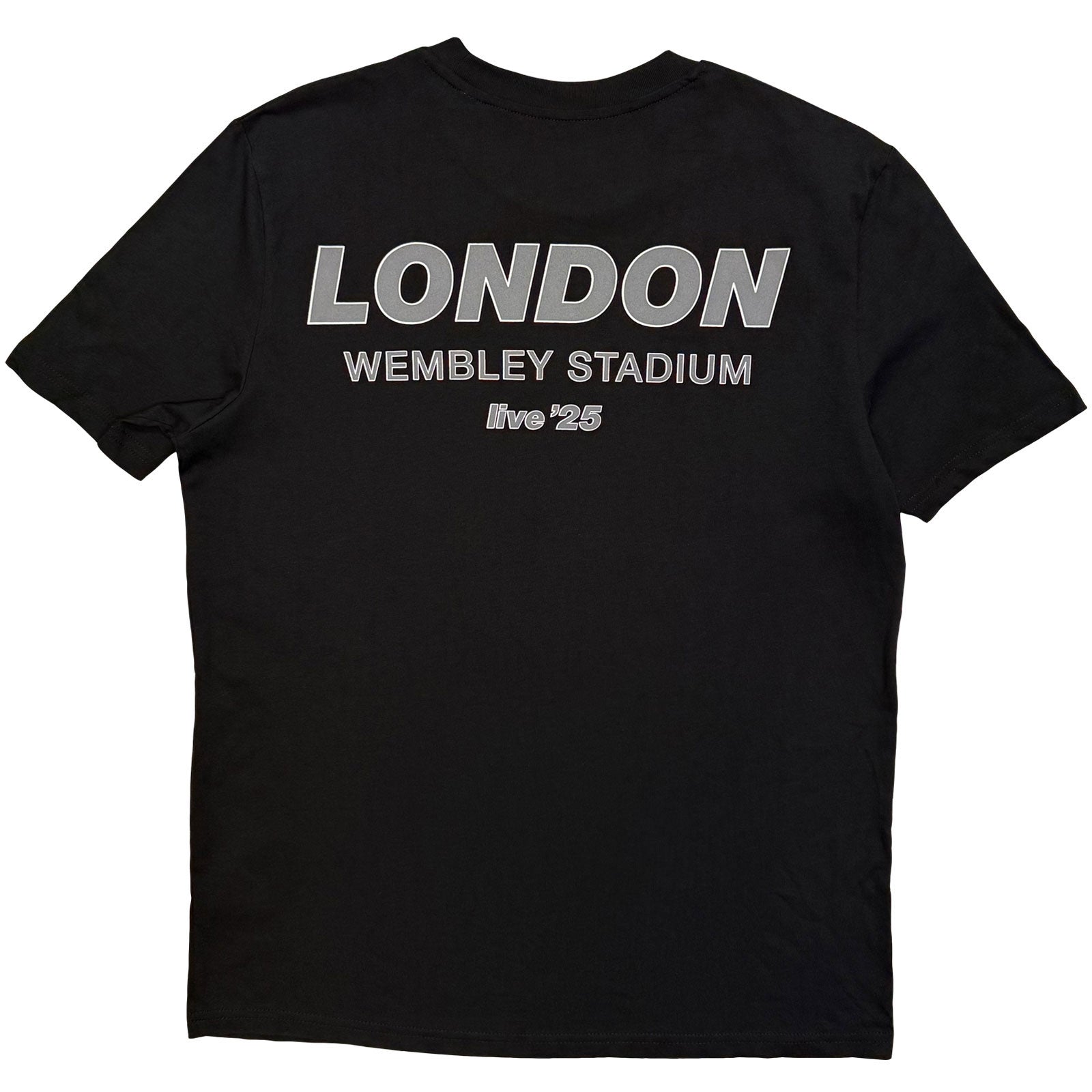 Oasis Unisex T-Shirt: London City Pop Up (Black) (Back Print & Ex-Tour)