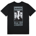 Oasis Unisex T-Shirt: London 30 July Event (Black) (Back Print & Ex-Tour)