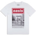 Oasis Unisex T-Shirt: Wonderwall Single Cover (White) (Ex-Tour)