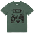 Oasis Unisex T-Shirt: Definitely Maybe Frame (Green) (Ex-Tour)