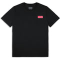 Oasis Unisex T-Shirt: Red Decca Embroidered Logo (Black) (Ex-Tour)