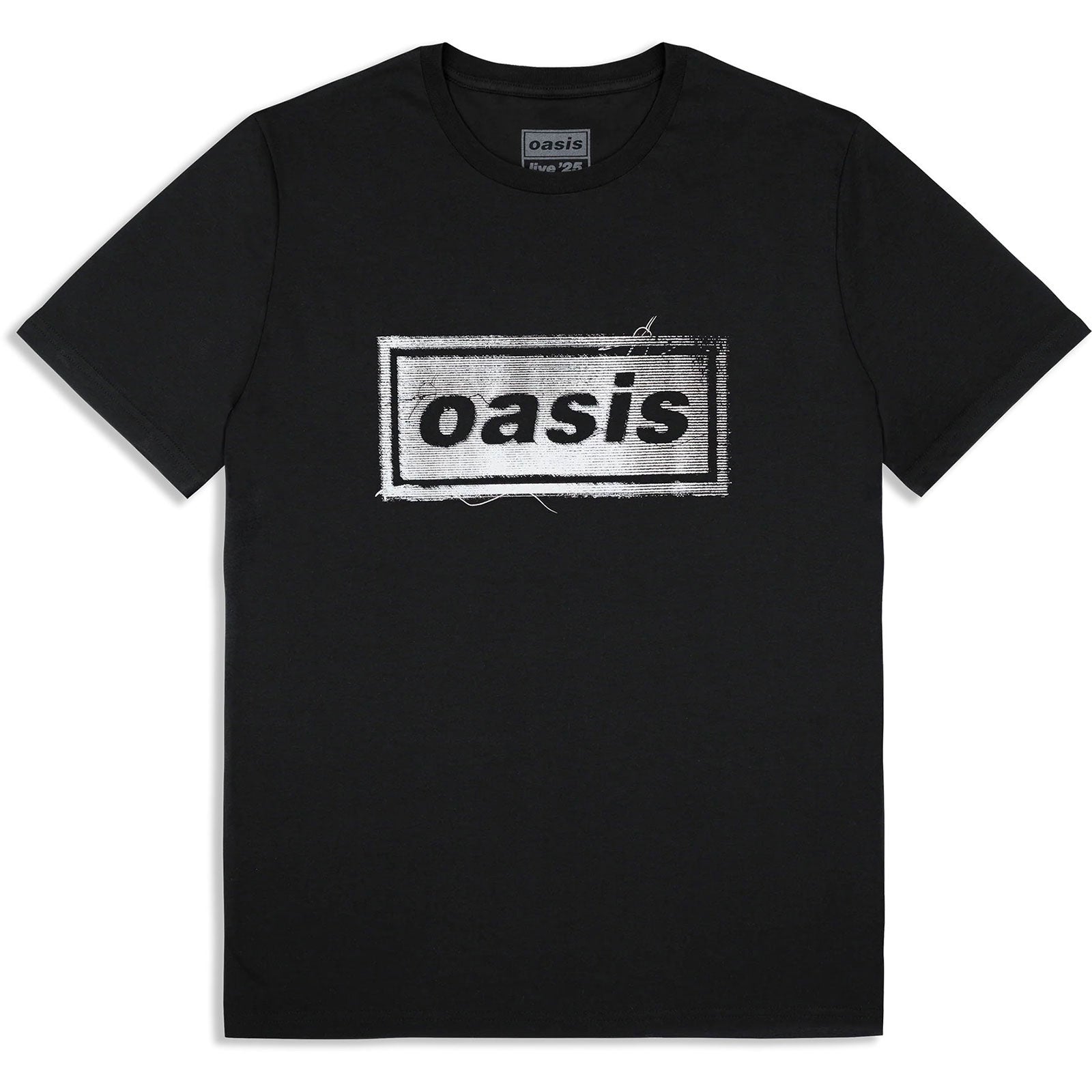 Oasis Unisex T-Shirt: Thread Logo (Black) (Ex-Tour)