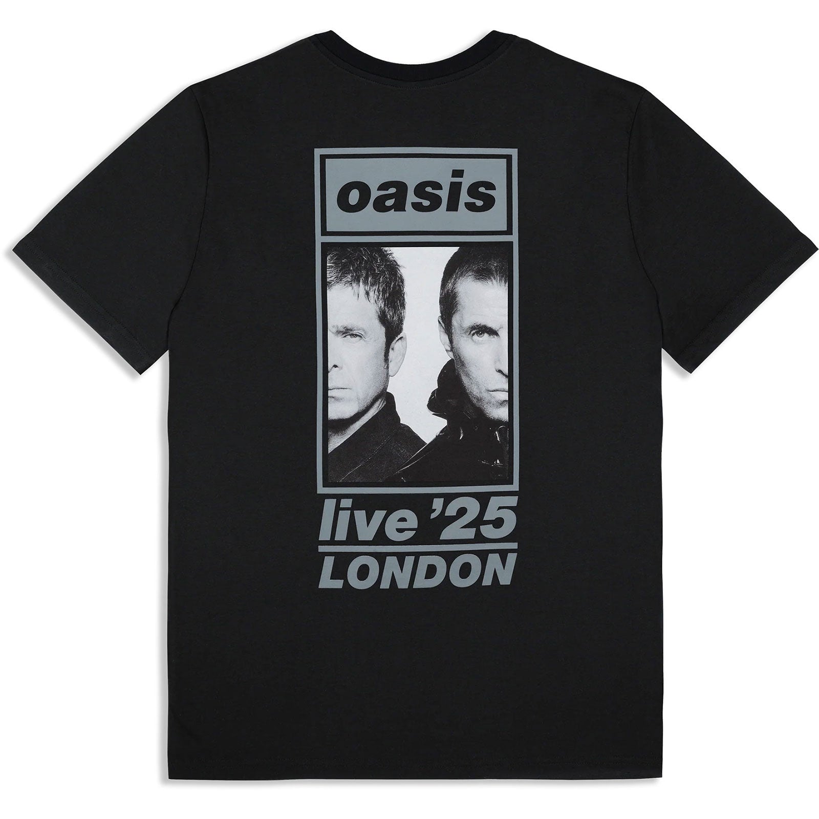 Oasis Unisex T-Shirt: London 26 July Event (Black) (Back Print & Ex-Tour)