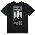Oasis Unisex T-Shirt: London 26 July Event (Black) (Back Print & Ex-Tour)