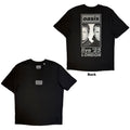 Oasis Unisex T-Shirt: London 27 Sept Event (Black) (Back Print & Ex-Tour)