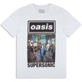 Oasis Unisex T-Shirt: Supersonic Single Cover (White) (Ex-Tour)