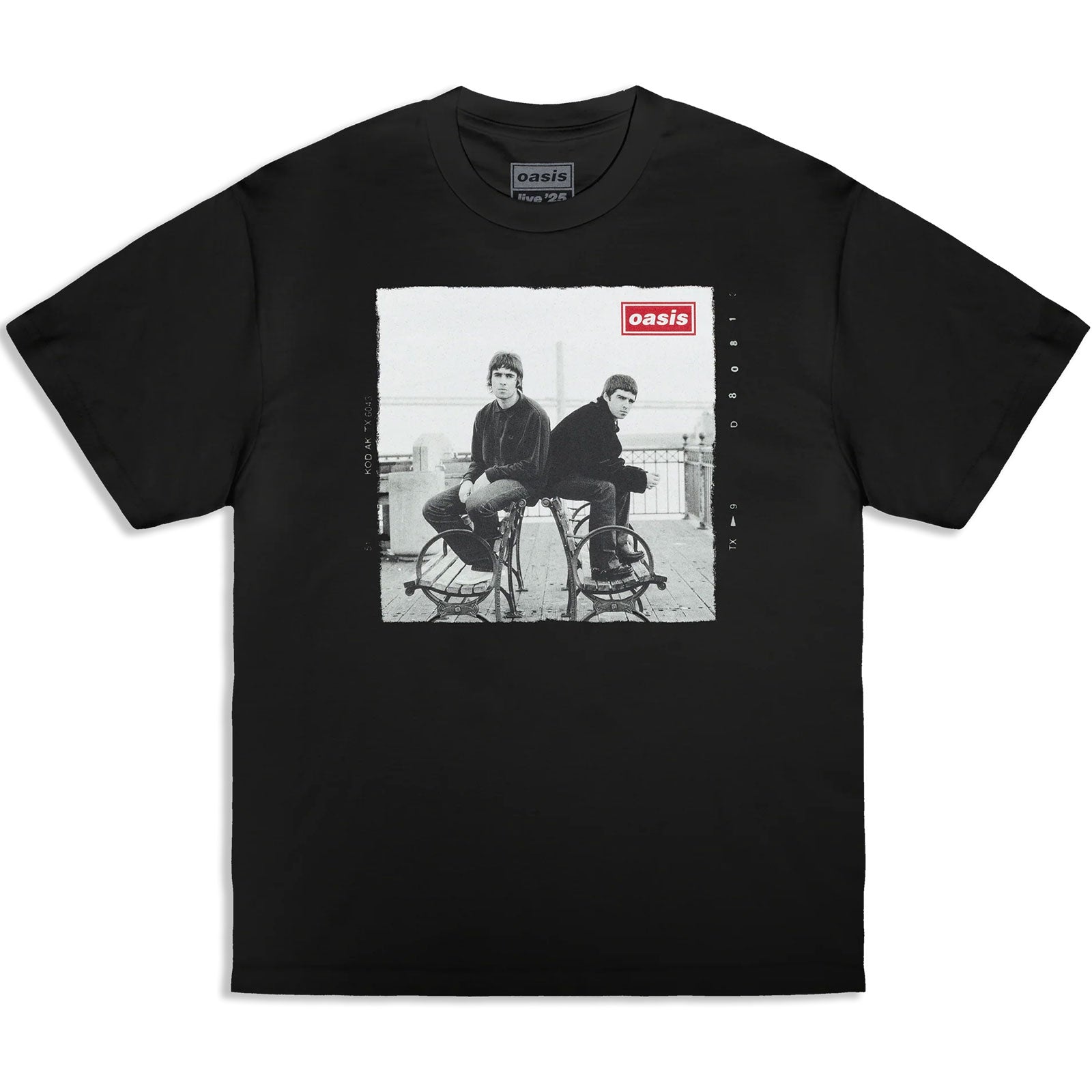 Oasis Unisex T-Shirt: Film Photo (Black) (Ex-Tour)