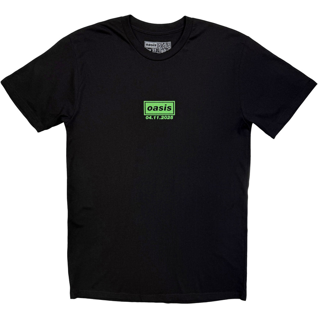 Oasis Unisex T-Shirt: Melbourne 4 Nov Event (Black) (Back Print & Ex-Tour)