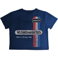 Oasis Ladies Crop Top: Knebworth '96 (Navy Blue)
