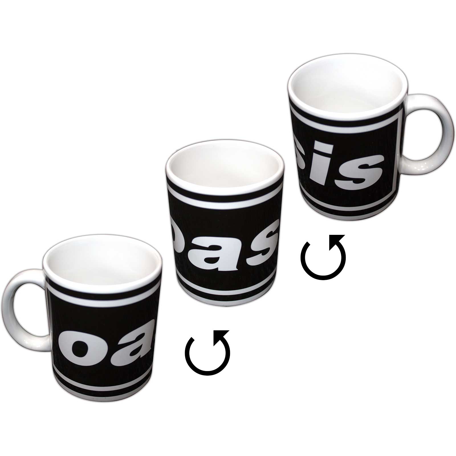 Oasis Unboxed Mug: Classic Logo (White)