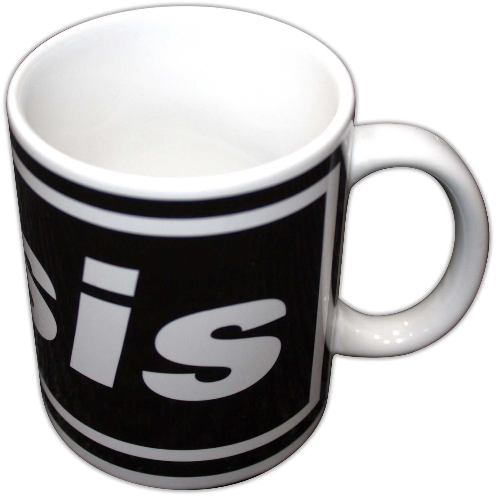Oasis Unboxed Mug: Classic Logo (White)