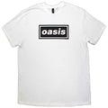 Oasis Unisex T-Shirt: Decca Logo (White)
