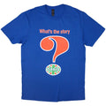Oasis Unisex T-Shirt: Question Mark (Blue)