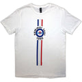 Oasis Unisex T-Shirt: Stripes '95 (White)