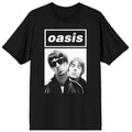 Oasis Unisex T-Shirt: Noel & Liam Boxed Photo (Black)