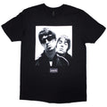 Oasis Unisex T-Shirt: Noel & Liam Square Photo (Black)