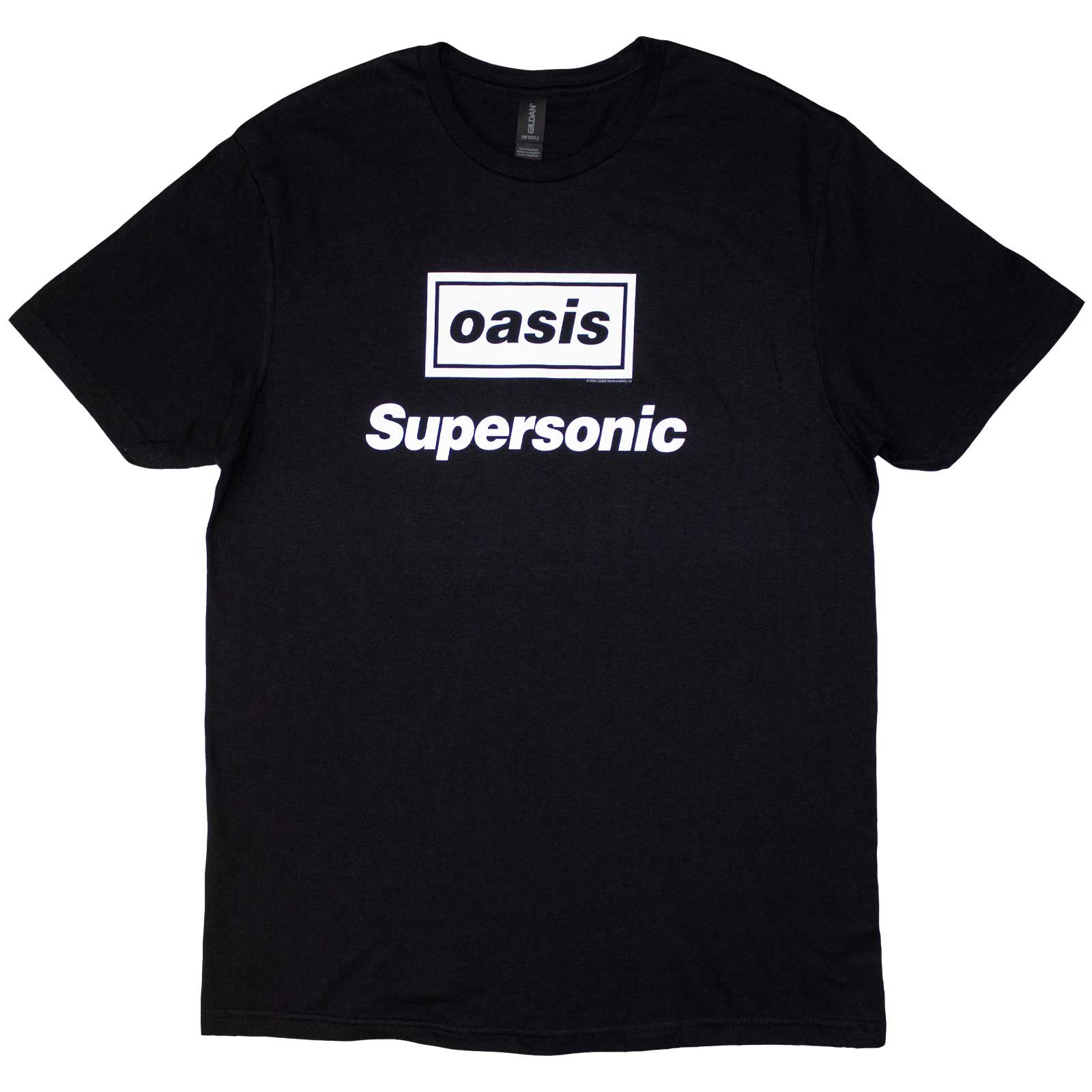 Oasis Unisex T-Shirt: Supersonic Title (Black)