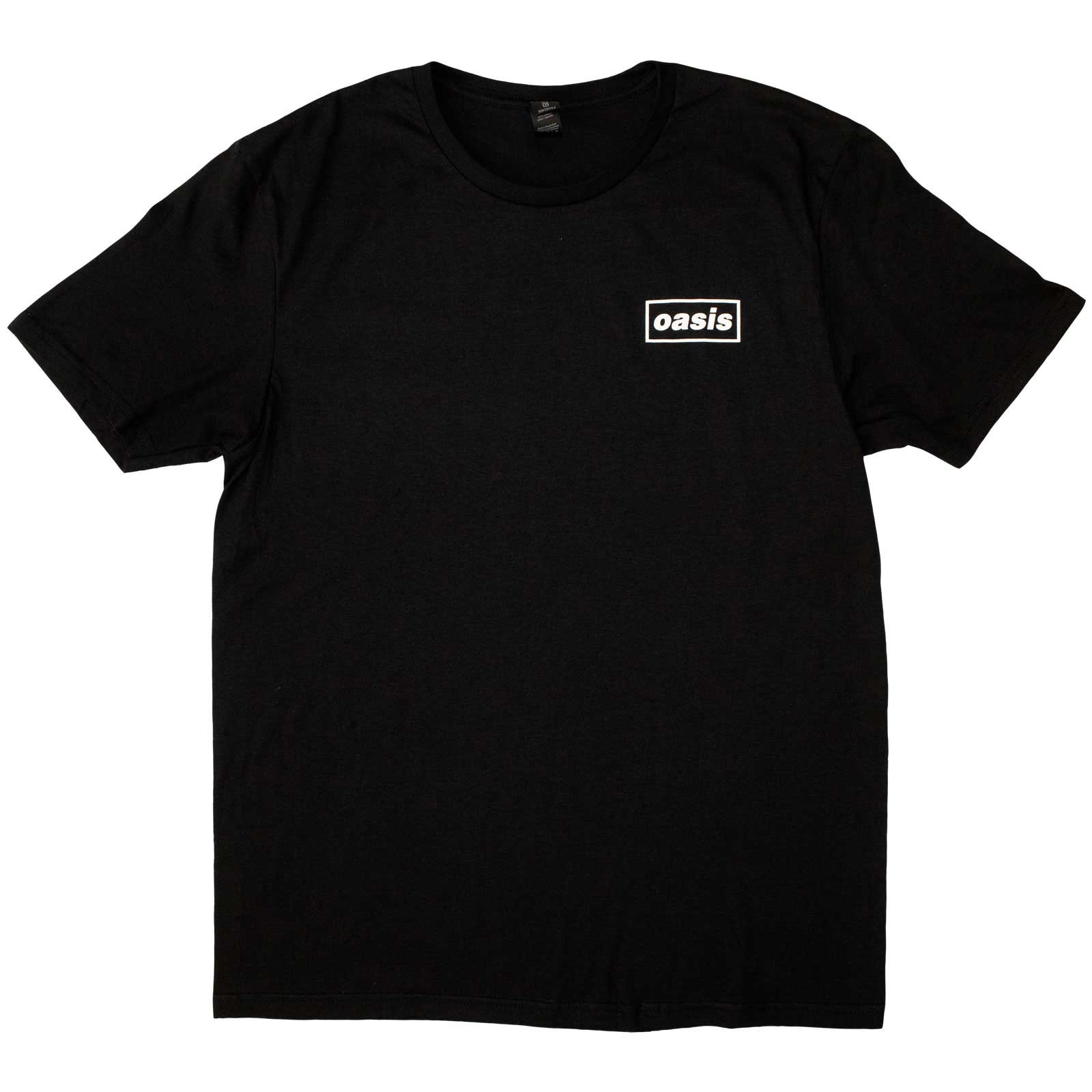 Oasis Unisex T-Shirt: Some Might Say Lyric (Black) (Back Print)
