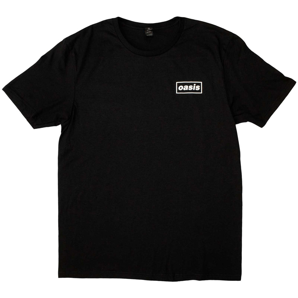 Oasis Unisex T-Shirt: Some Might Say Lyric (Black) (Back Print)