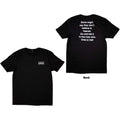 Oasis Unisex T-Shirt: Some Might Say Lyric (Black) (Back Print)