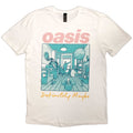 Oasis Unisex T-Shirt: Definitely Maybe Illustration Colour (White)