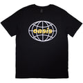 Oasis Unisex T-Shirt: Globe Logo (Black)