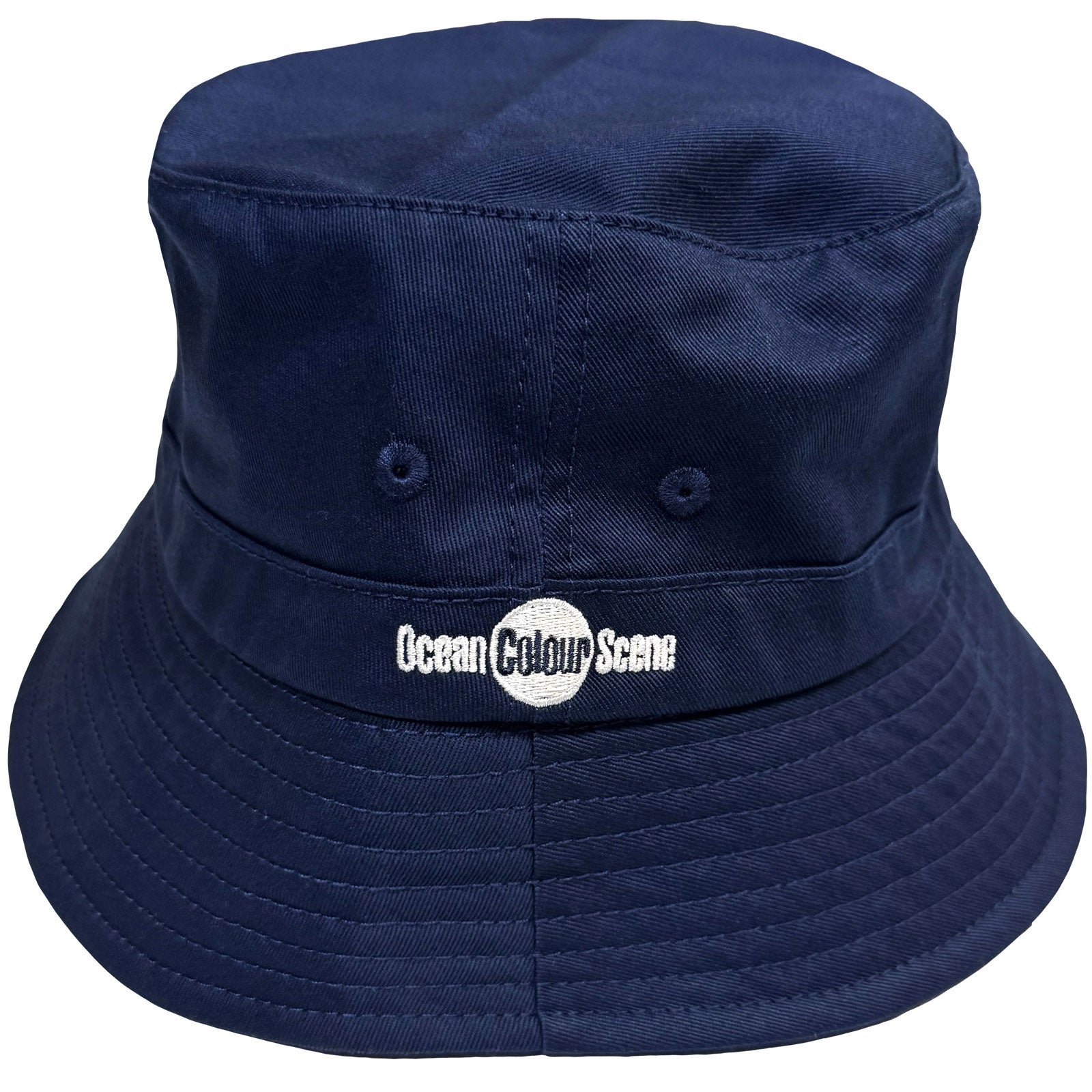 Ocean Colour Scene Unisex Bucket Hat: Classic Logo (Navy Blue)