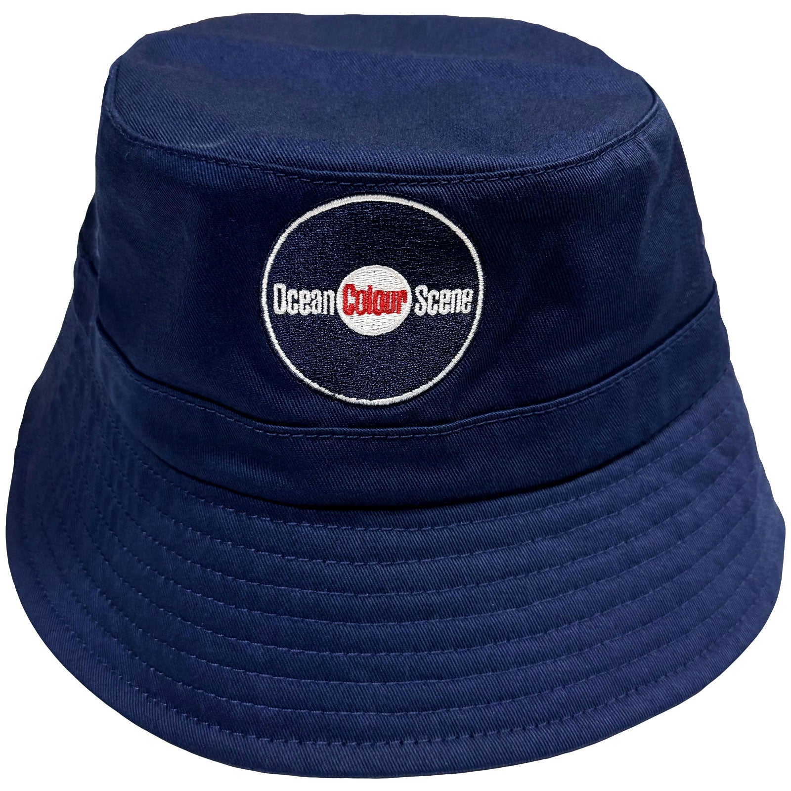 Ocean Colour Scene Unisex Bucket Hat: Classic Logo (Navy Blue)