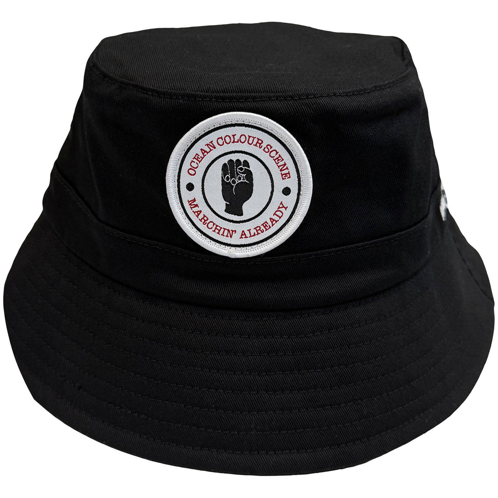 Ocean Colour Scene Unisex Bucket Hat: Marchin' Fist (Black)
