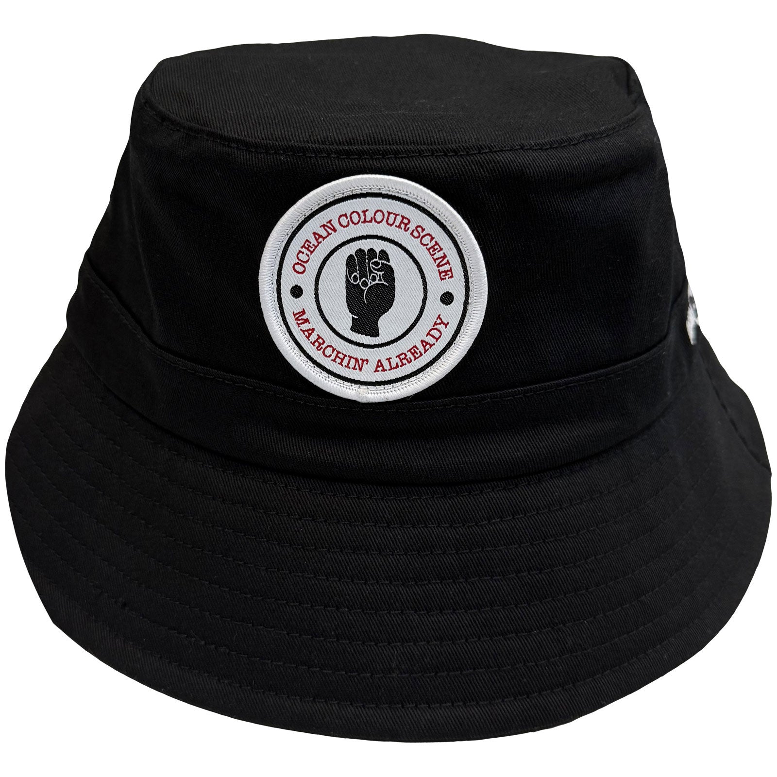Ocean Colour Scene Unisex Bucket Hat: Marchin' Fist (Black)