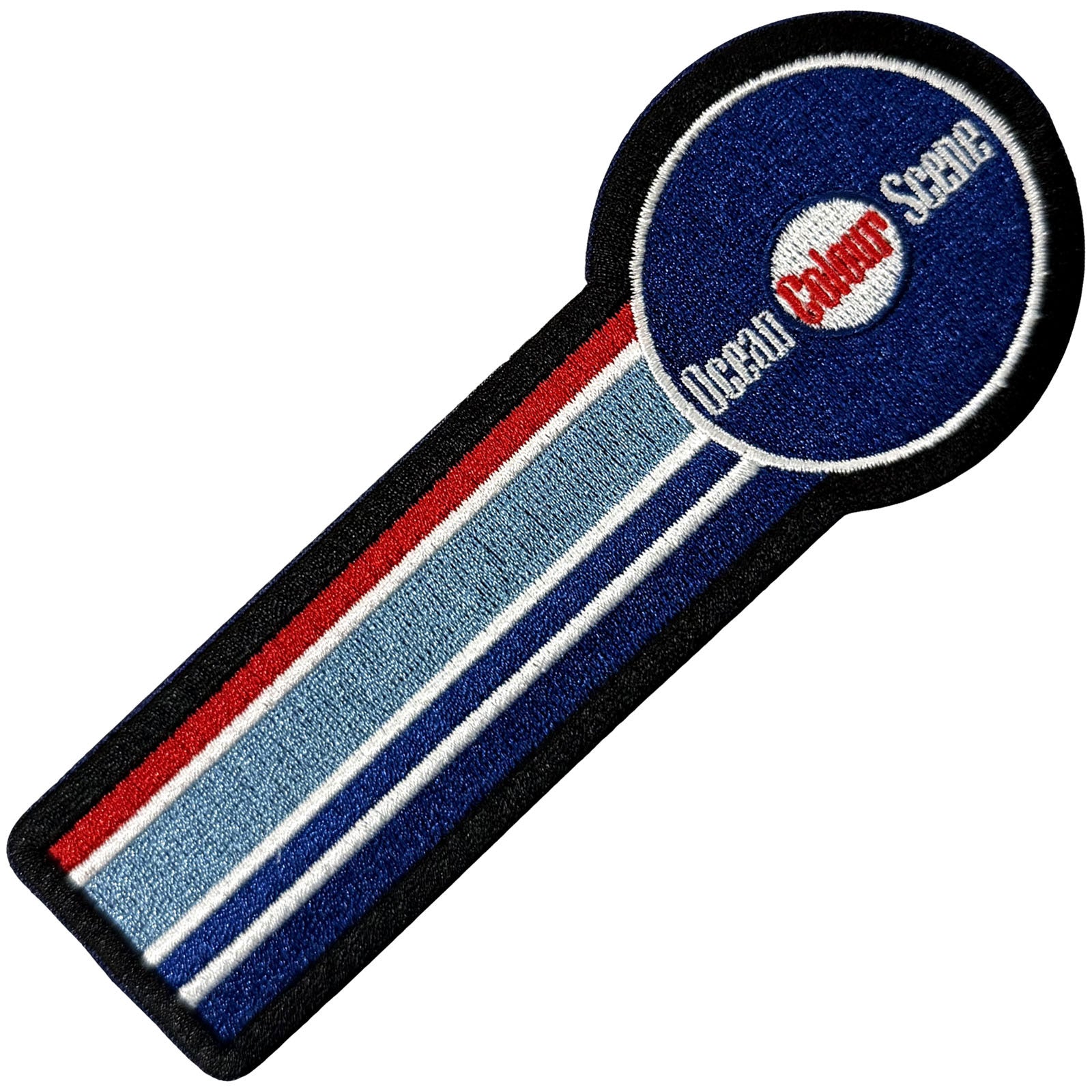 Ocean Colour Scene Woven Patch: Circle Logo & Stripes